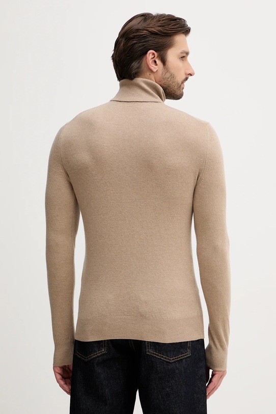 Odzież Sisley sweter z domieszką wełny 102HS2177 beżowy
