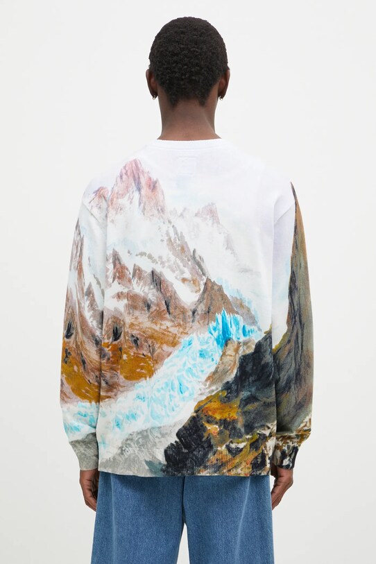 Ρούχα Βαμβακερό πουλόβερ Vans Premium Classics LX Printed Knit Sweater VN000HMFWHT1 πολύχρωμο