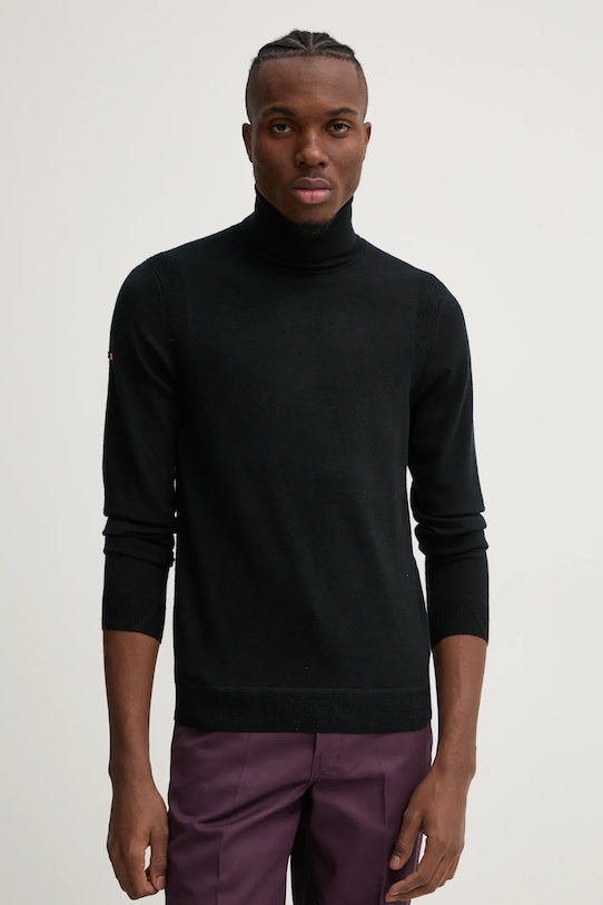 Superdry pulover de lana subtiri negru M6110625A.02A