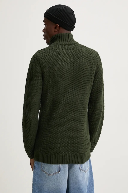 Superdry pulover din amestec de lana M6110639A.1DT verde AW24