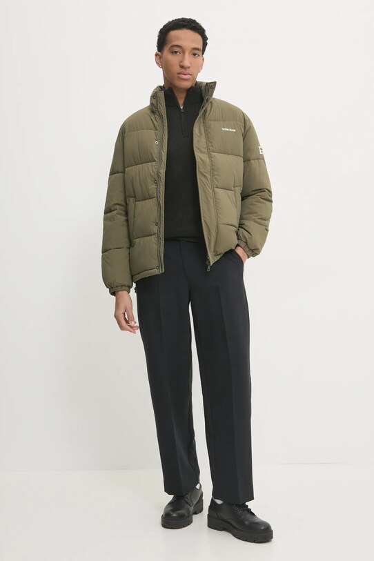 Sveter s prímesou vlny Superdry M6110640A.6AQ zelená AW24