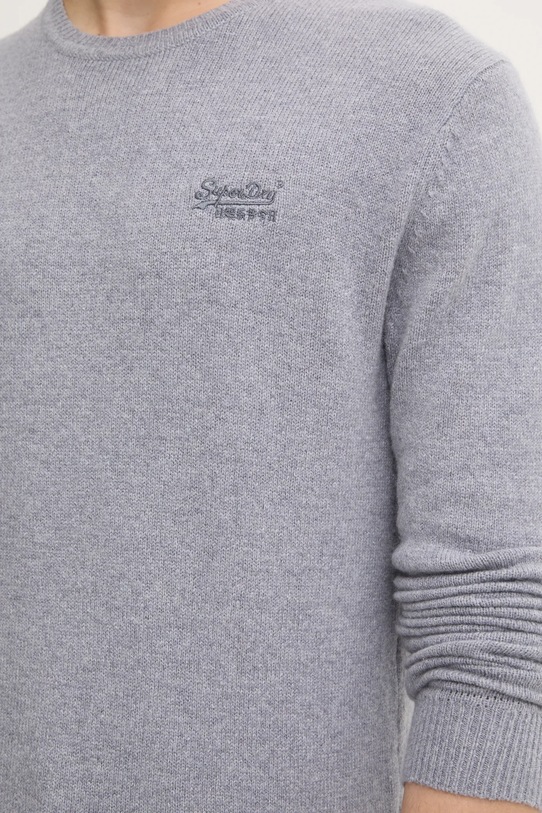 Superdry pulover din amestec de lana gri M6110641A.MD5
