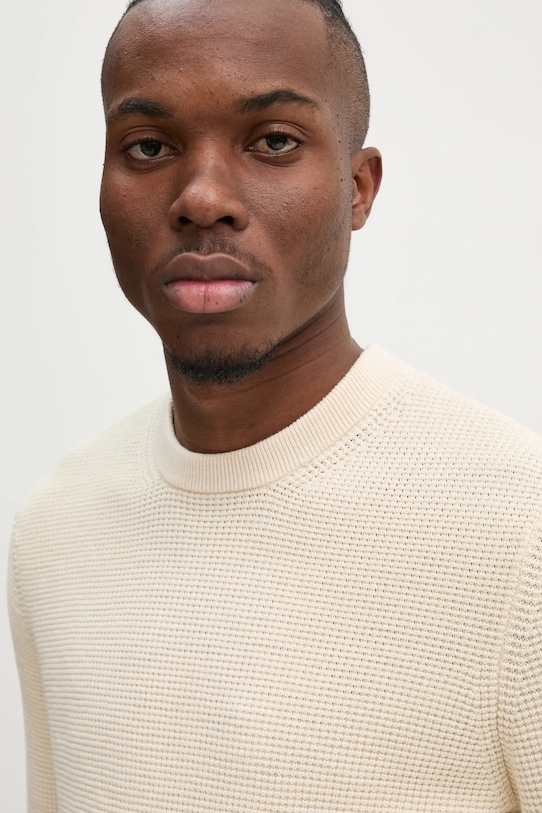 Superdry pulover de bumbac bej M6110657A.6ZC