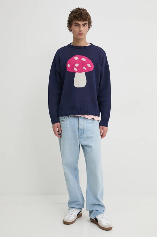 Kaotiko sweter AP003.01.1910 granatowy AW24