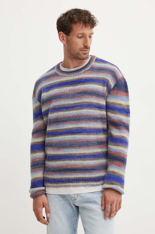 A.P.C. sweter wełniany pull bryce szary WPABG.H23358