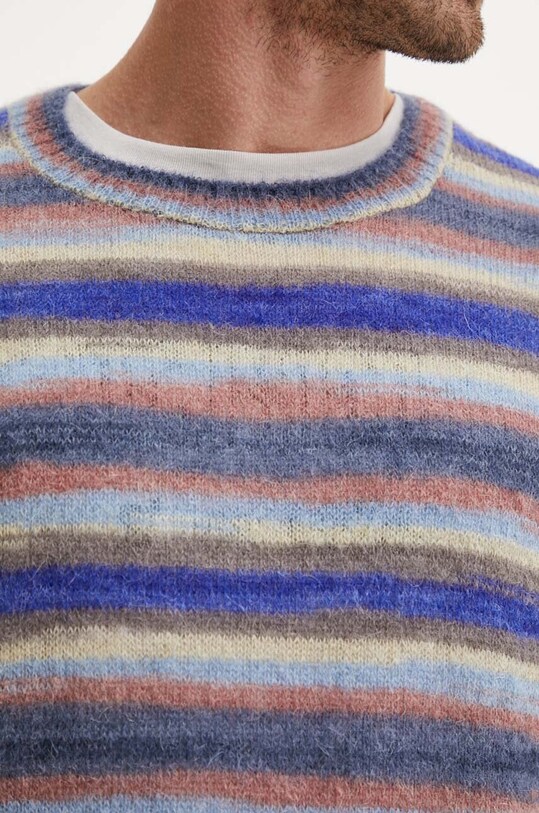 A.P.C. sweter wełniany pull bryce WPABG.H23358 szary