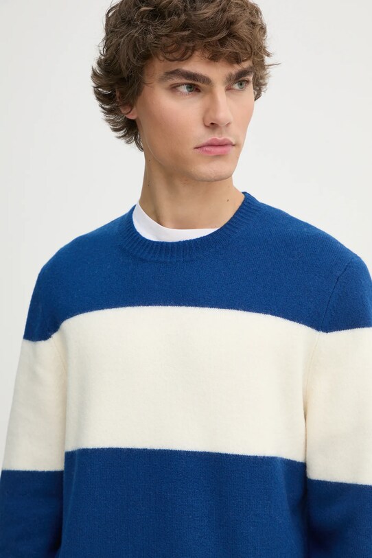 A.P.C. pulover de lana pull edwardo bleumarin WVBDL.H23364
