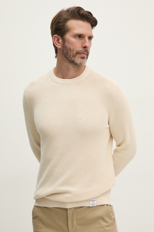 Pepe Jeans pulover de bumbac CADOGAN subtiri bej PM702443