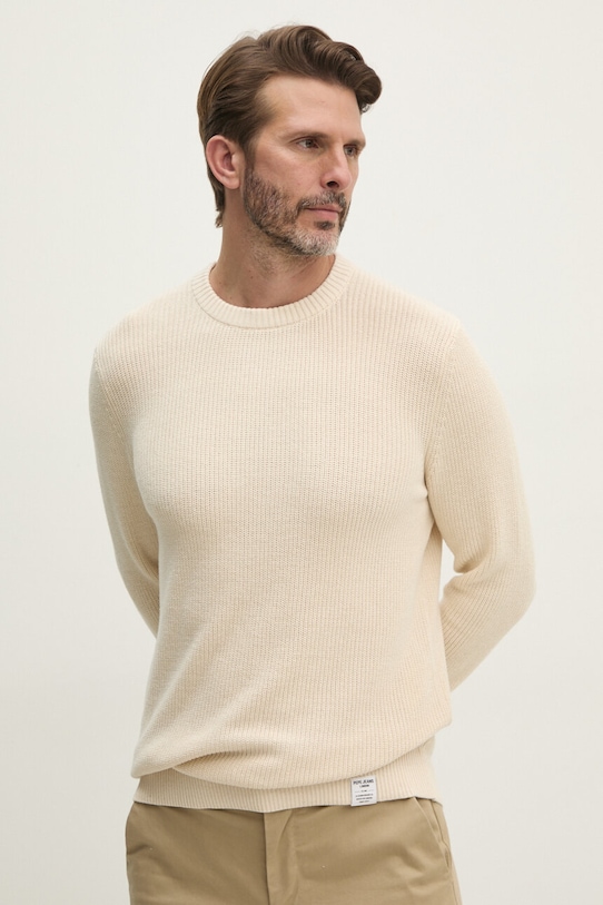 Bavlnený sveter Pepe Jeans CADOGAN bavlna béžová PM702443