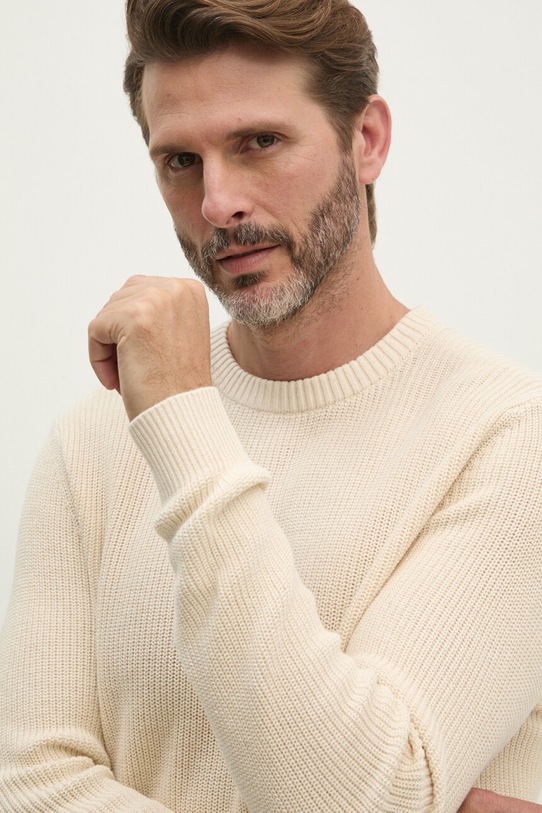 Bavlnený sveter Pepe Jeans CADOGAN béžová PM702443