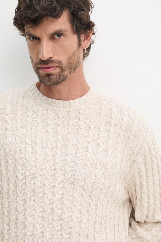 Pepe Jeans pulover de bumbac CHARLIE bej PM702453