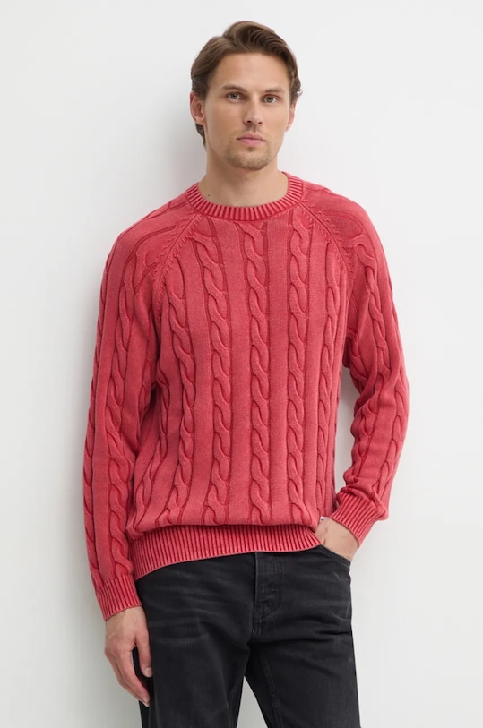 Бавовняний светр Pepe Jeans CAMDEM бавовна червоний PM702455