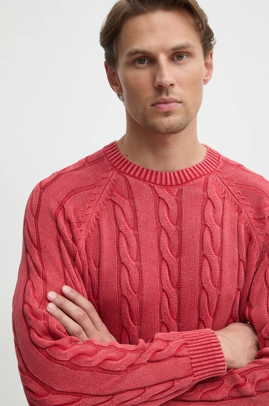 Бавовняний светр Pepe Jeans CAMDEM червоний PM702455