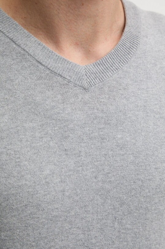 Свитер с примесью шерсти Pepe Jeans NEW ANDRE V NECK PM702468 серый