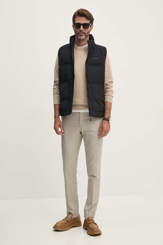 Pepe Jeans pulover din amestec de lana NEW ANDRE CREW NECK PM702469 bej AW24