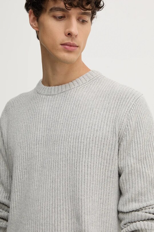 Хлопковый свитер Pepe Jeans COLIN CREW NECK серый PM702478