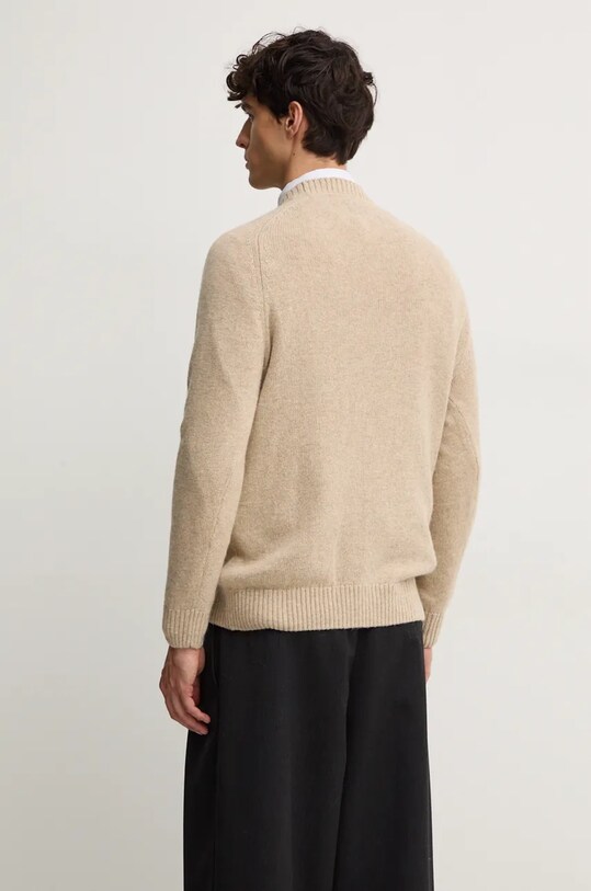 Odzież Pepe Jeans sweter z domieszką wełny CRED PM702480 beżowy