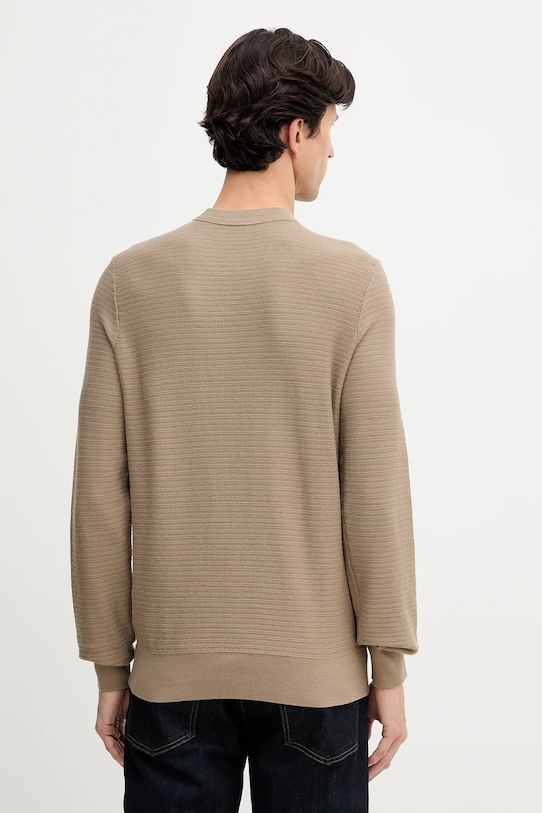 Oblečenie Sveter s prímesou kašmíru BOSS Orange 50527584 béžová