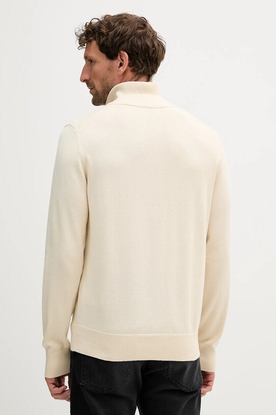 Odzież BOSS Orange sweter z domieszką wełny 50527585 beżowy