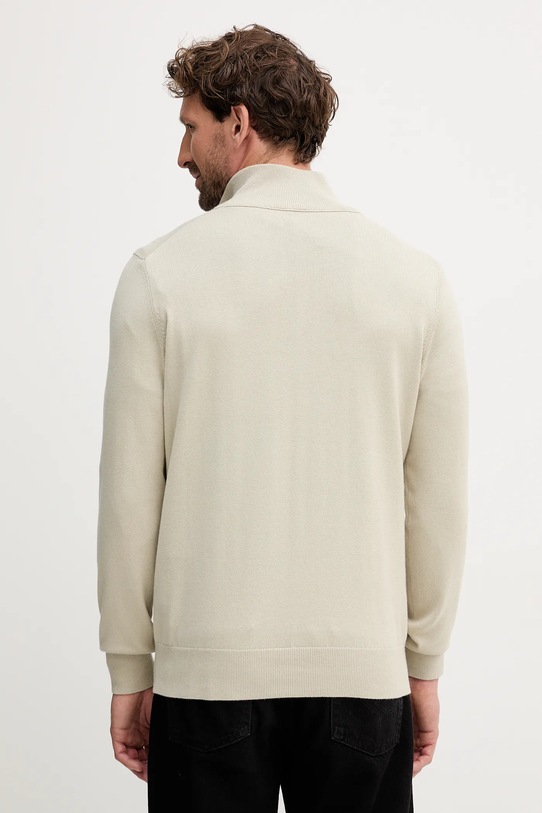 Odzież BOSS Orange sweter z domieszką wełny 50527585 beżowy