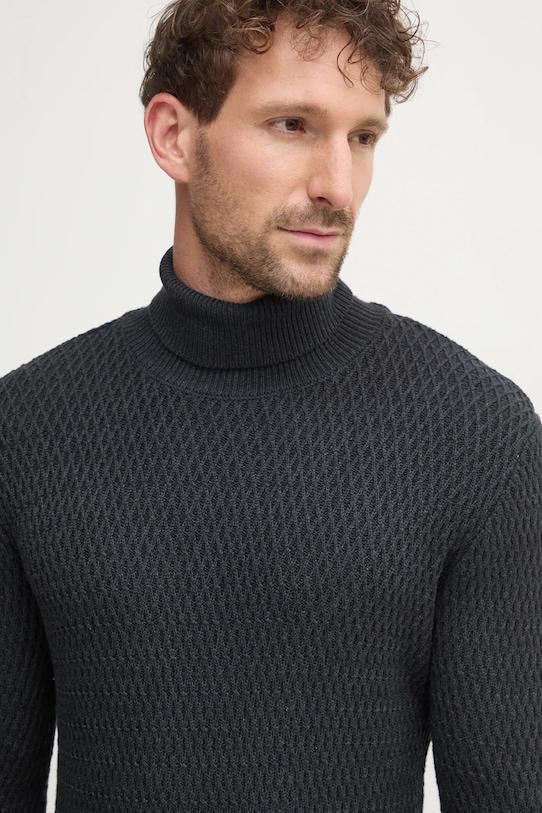 Бавовняний светр Lindbergh темно-синій 30.804052A.DK.NAVY.ME