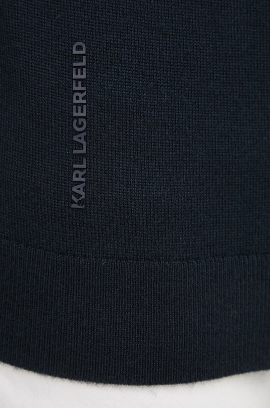 Karl Lagerfeld sweter wełniany 544399.655013 granatowy
