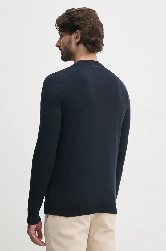 Oblečení Bavlněný svetr Karl Lagerfeld 544301.655029 námořnická modř