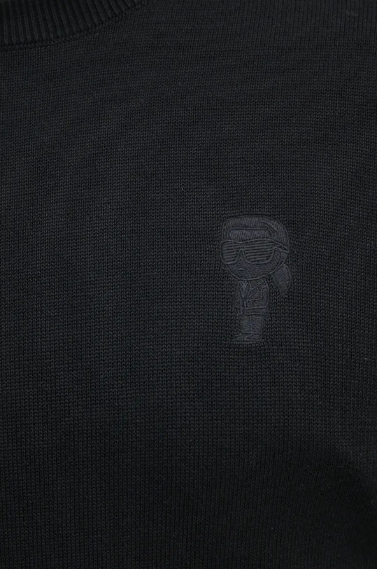 Bavlněný svetr Karl Lagerfeld 544301.655029 černá