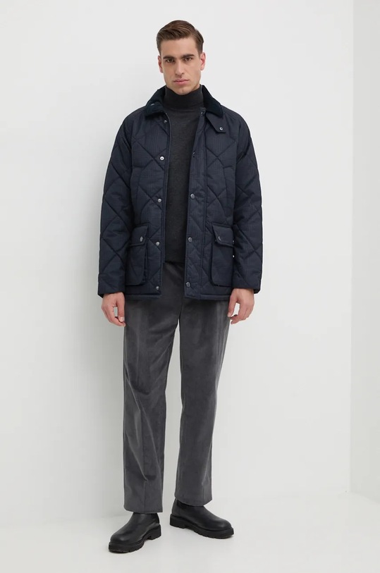 Karl Lagerfeld sweter wełniany 544399.655058 szary AW24