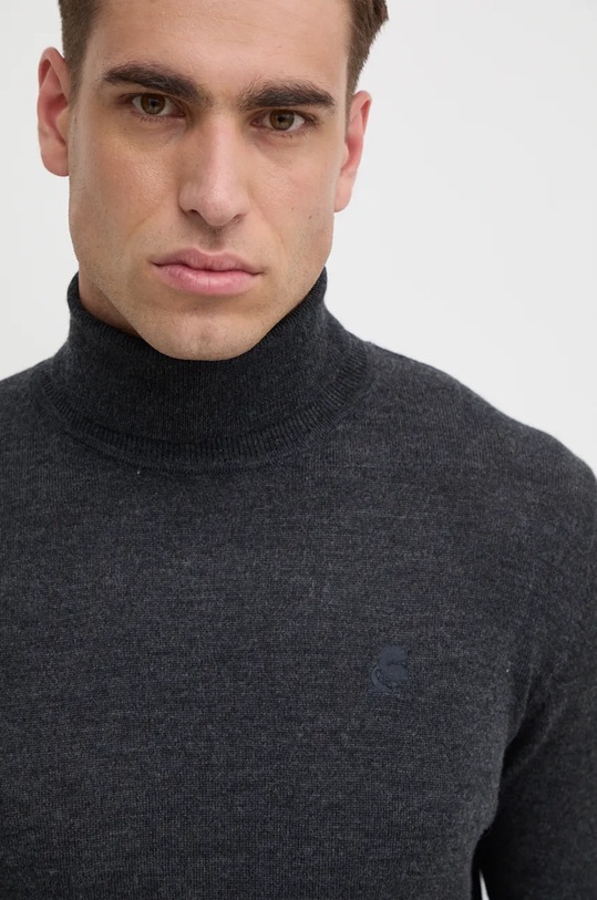 Karl Lagerfeld sweter wełniany szary 544399.655058