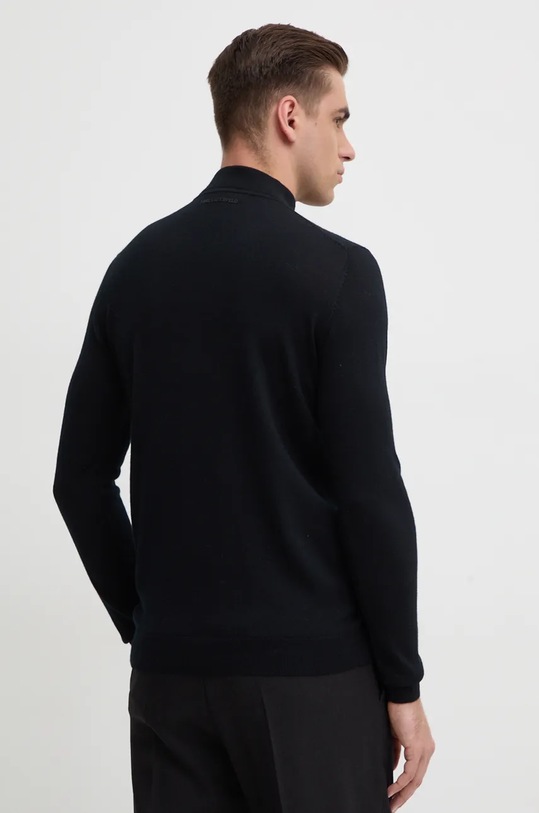 Odzież Karl Lagerfeld sweter wełniany 544399.655002 czarny