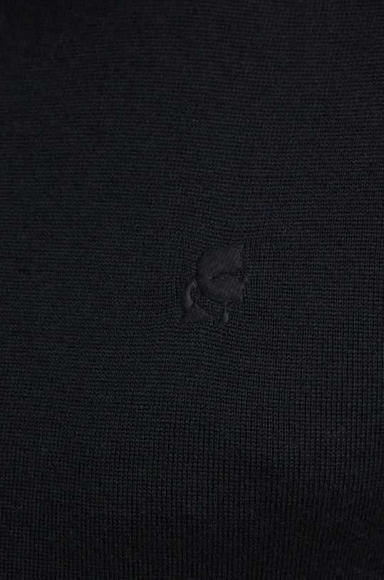 Karl Lagerfeld sweter wełniany 544399.655002 czarny