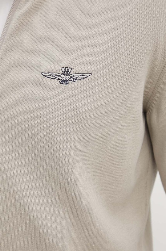Aeronautica Militare cardigan din bumbac MA1510L506 bej