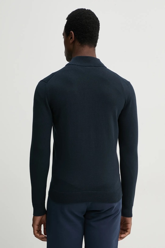 Odzież Aeronautica Militare kardigan bawełniany MA1510L506 granatowy