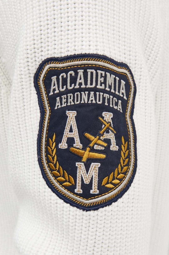 Aeronautica Militare cardigan din bumbac MA1511L538 alb