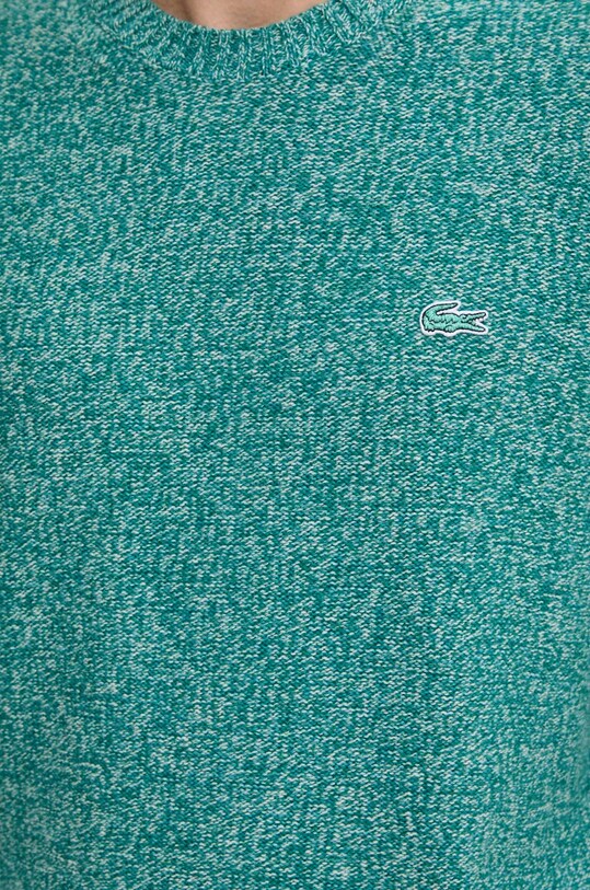 Lacoste pulover de lana turcoaz AH2920