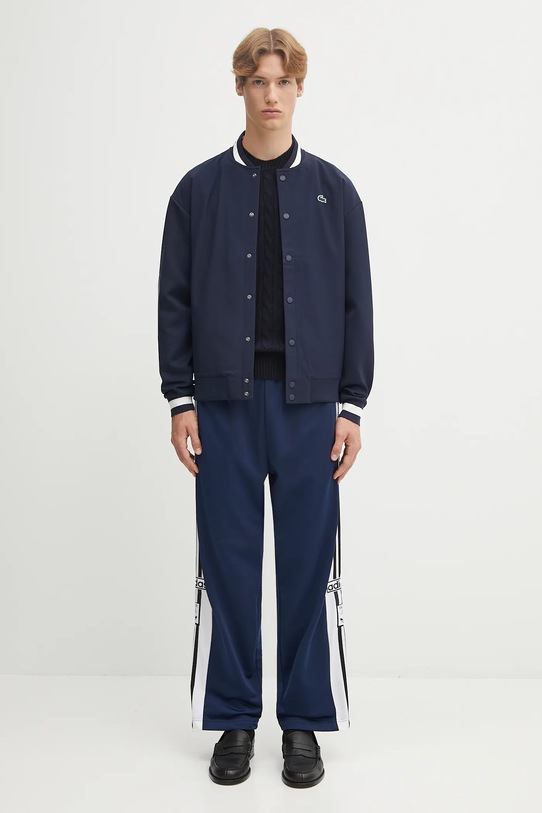 Lacoste pulover de lana AH2924 bleumarin