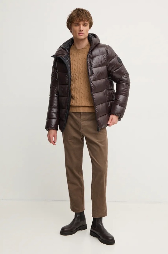 Lacoste woolen jumper AH2924 brown AW25