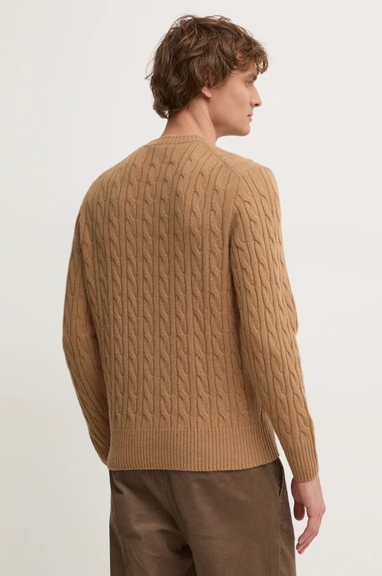 Clothing Lacoste woolen jumper AH2924 brown