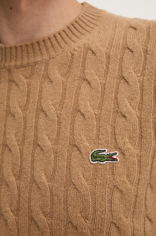 Lacoste woolen jumper AH2924 brown