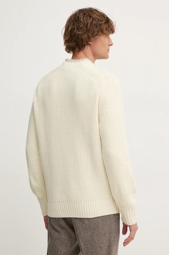 Oblečenie Vlnený sveter Lacoste AH3142 béžová