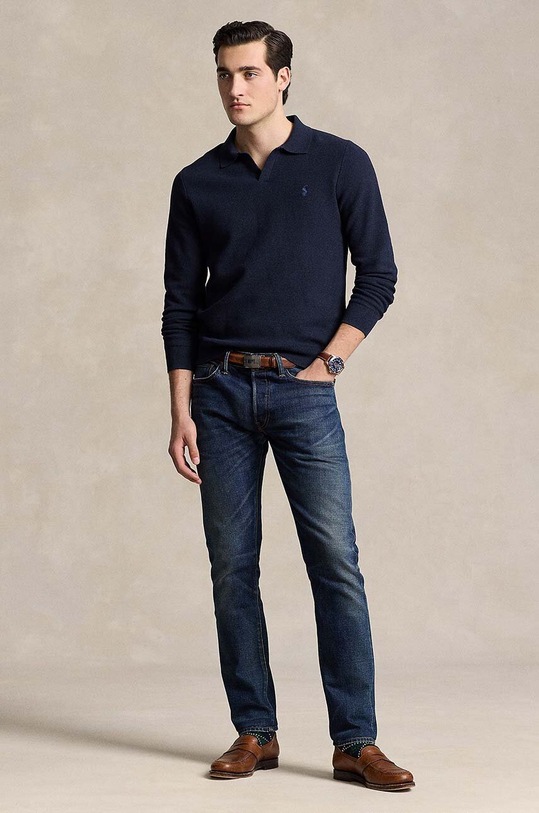 Clothing Polo Ralph Lauren cotton jumper LSL-PLO 710946140 gray