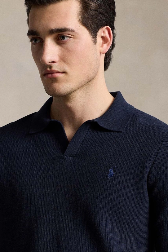 Βαμβακερό πουλόβερ Polo Ralph Lauren LSL-PLO γκρί 710946140