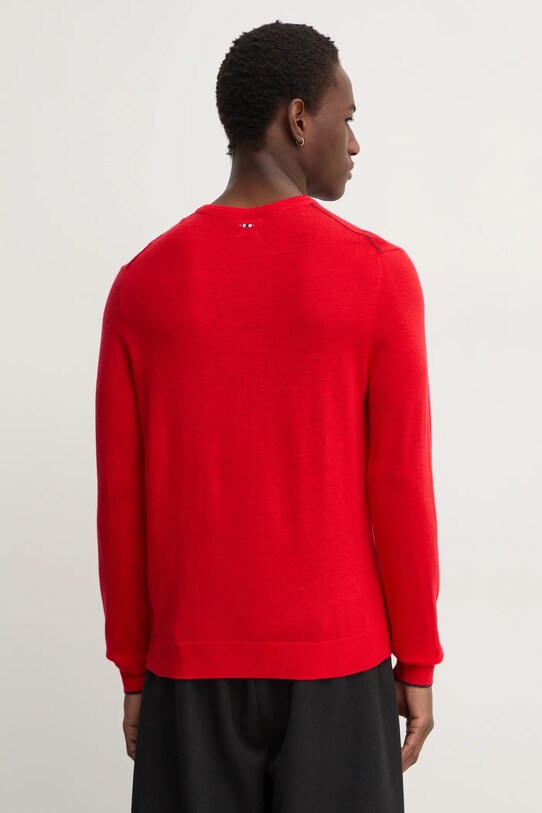 Odzież Napapijri sweter wełniany Damavand NP0A4GJUR061 czerwony