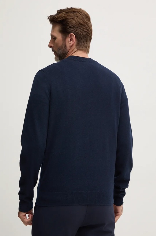 Odzież BOSS sweter wełniany 50526844 granatowy