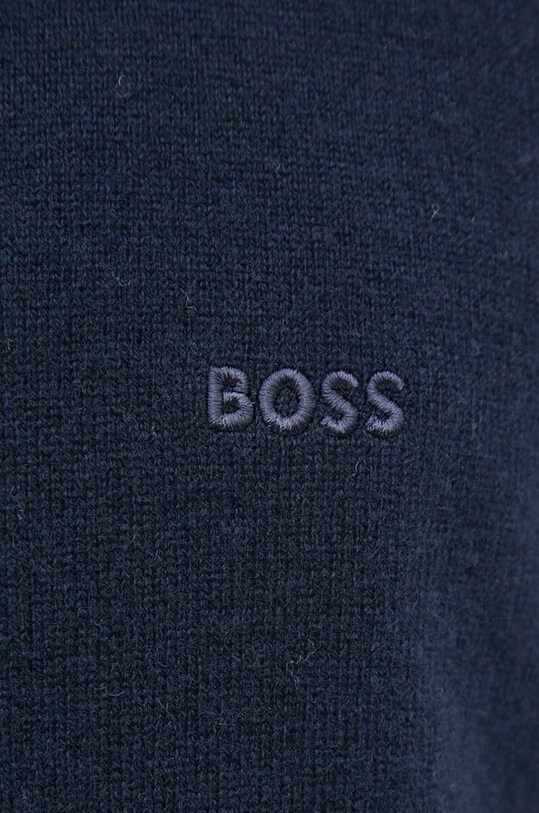 Шерстяной свитер BOSS 50530314 тёмно-синий