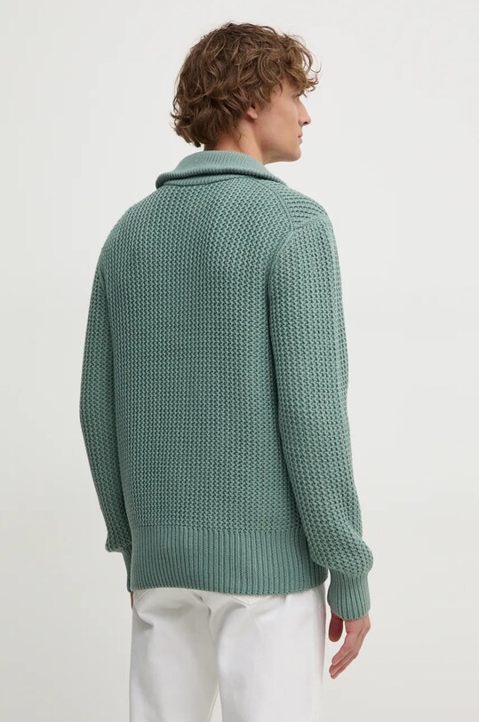 Ρούχα Μάλλινο πουλόβερ BOSS 50526871 πράσινο