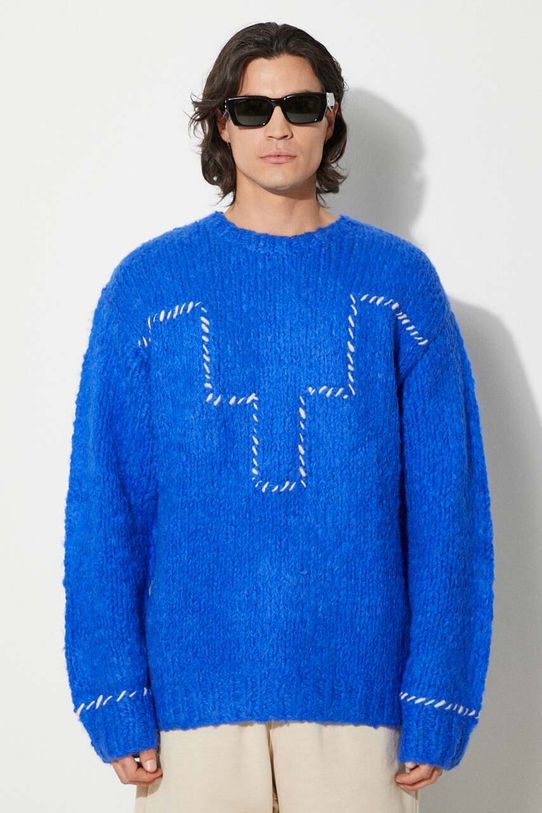 Marcelo Burlon wool blend jumper Cross Block Knit Comfort Crew