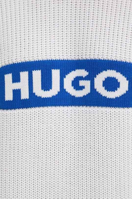 Hugo Blue pulover de bumbac 50525363 alb