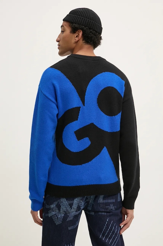 Odzież HUGO Blue sweter z domieszką wełny 50527220 czarny